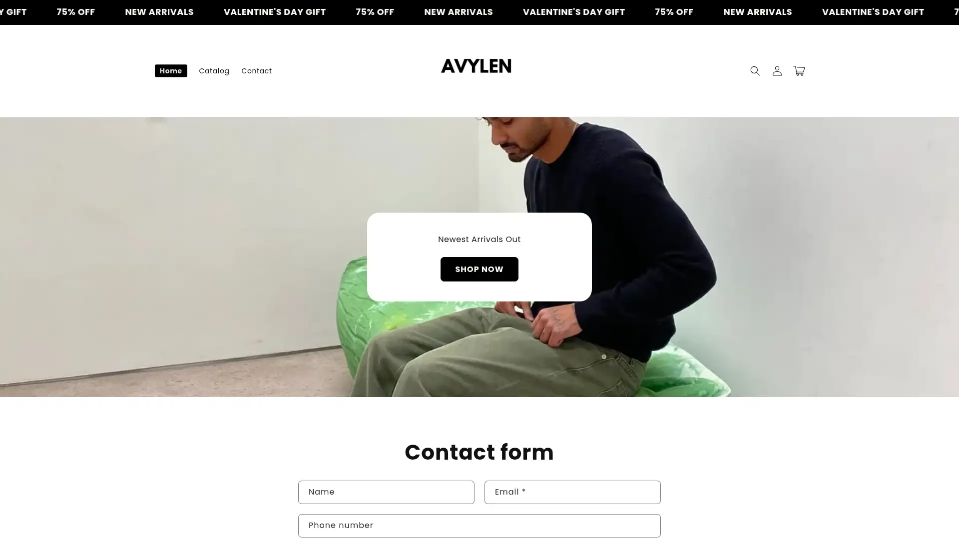 avylen.store screenshot