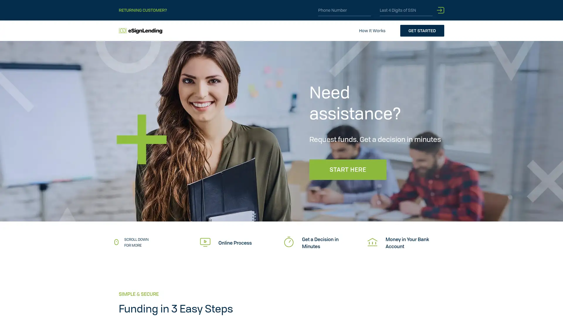 esignlending.com screenshot