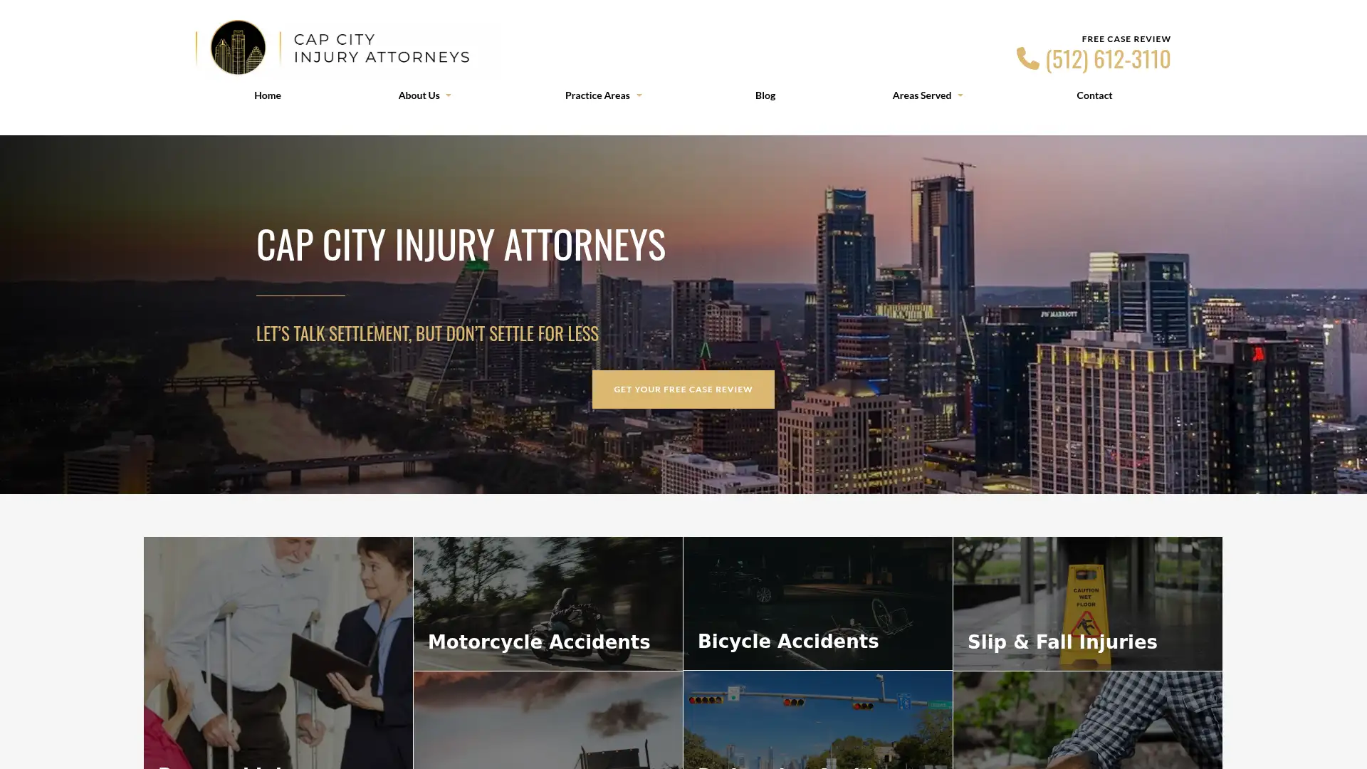 capcityinjuryattorneys.com screenshot