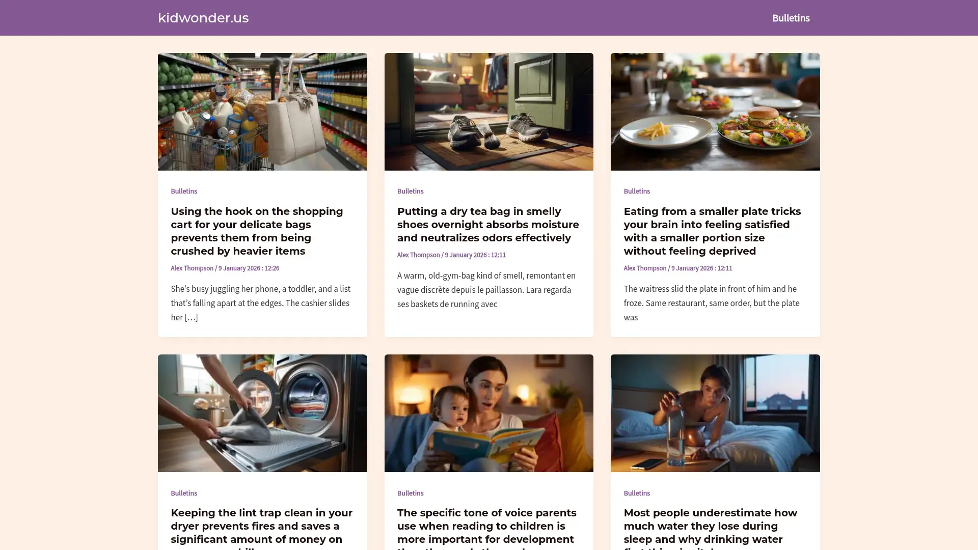 kidwonder.us screenshot
