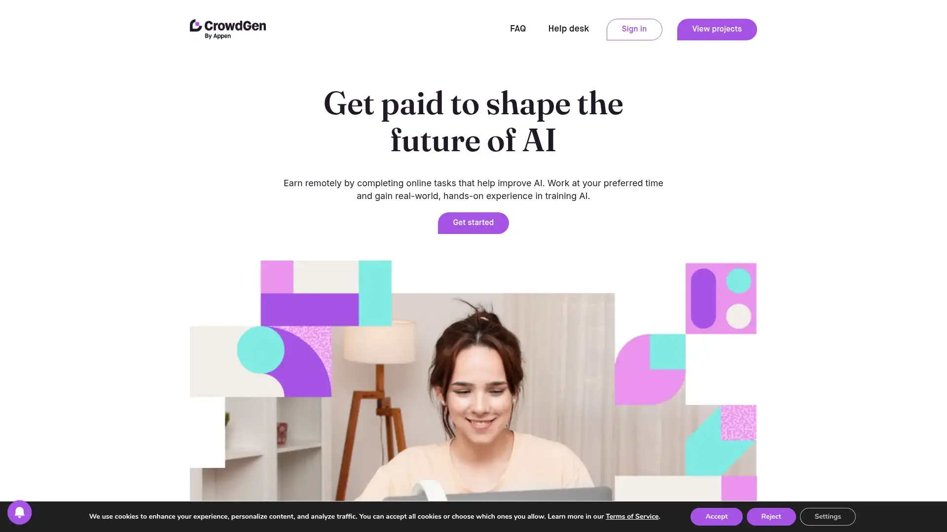 crowdgen.com screenshot
