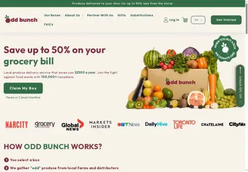 oddbunch.ca screenshot