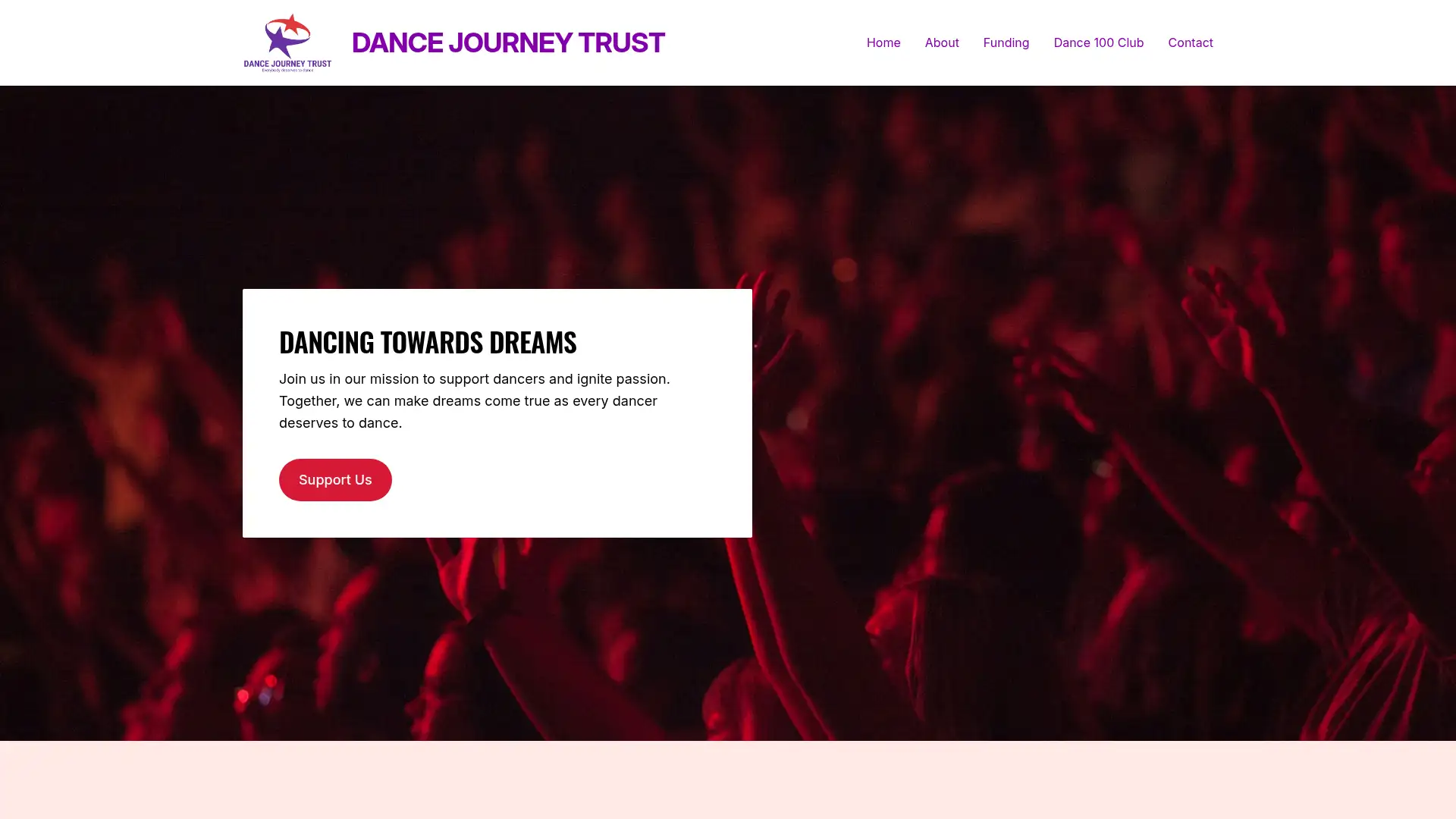 dancejourneytrust.org screenshot