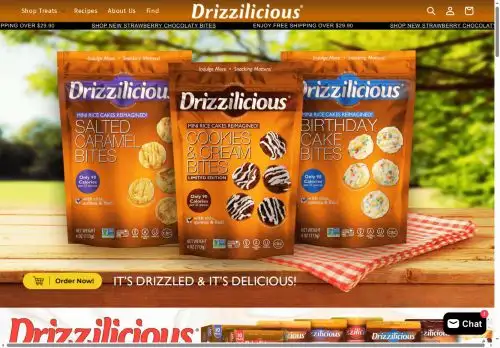 drizzilicious.com screenshot