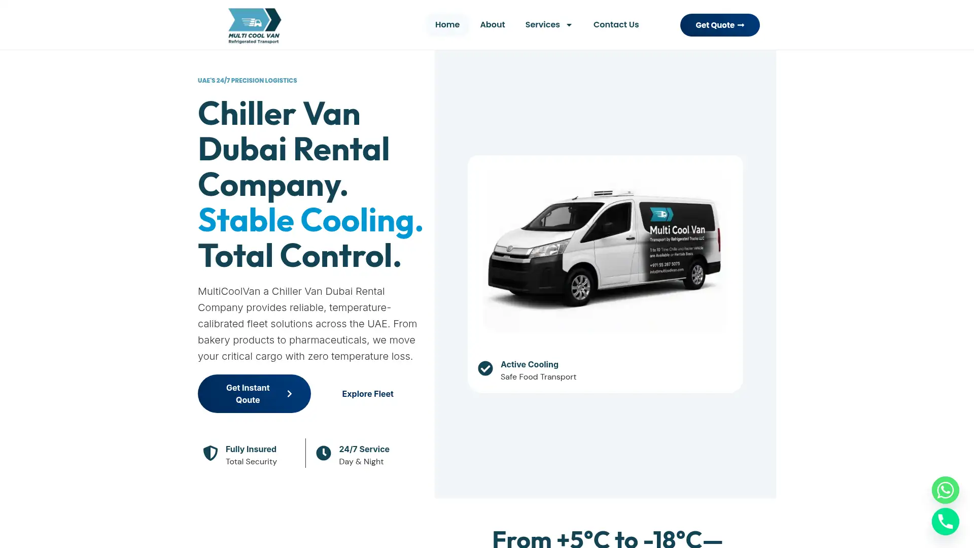 multicoolvan.ae screenshot