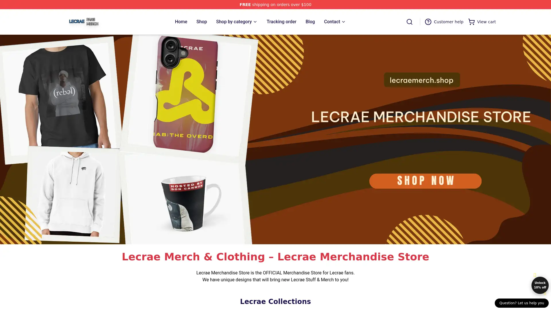 lecraemerch.shop screenshot