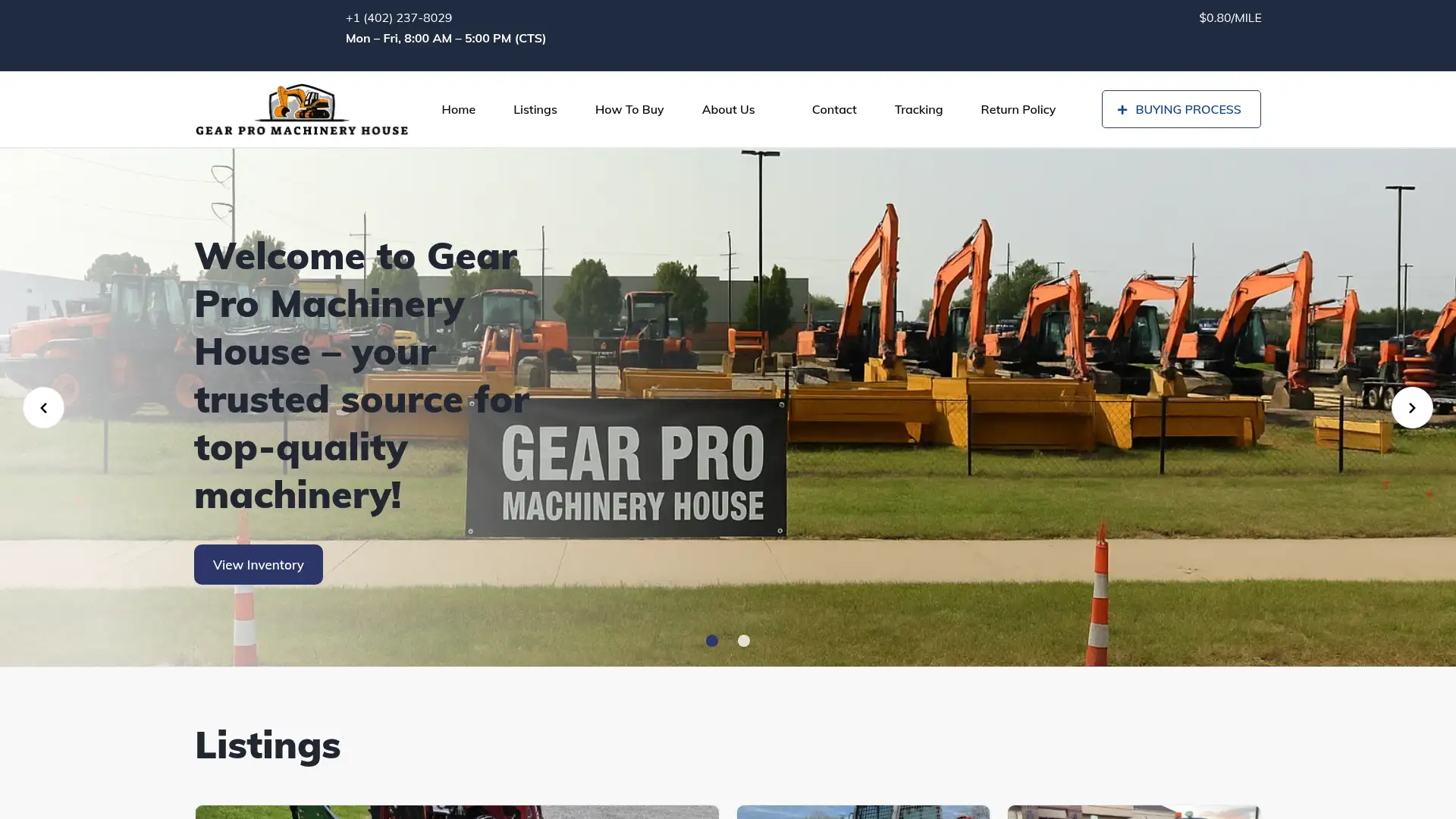 gearpromachinery.com screenshot