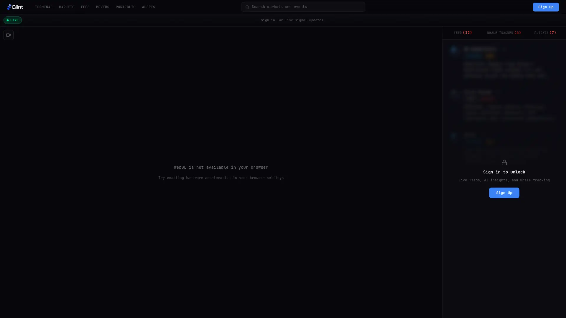 glint.trade screenshot