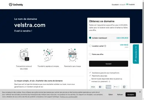 velstra.com screenshot