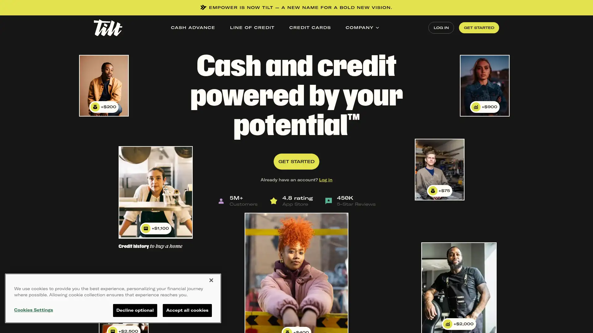 tilt.com screenshot