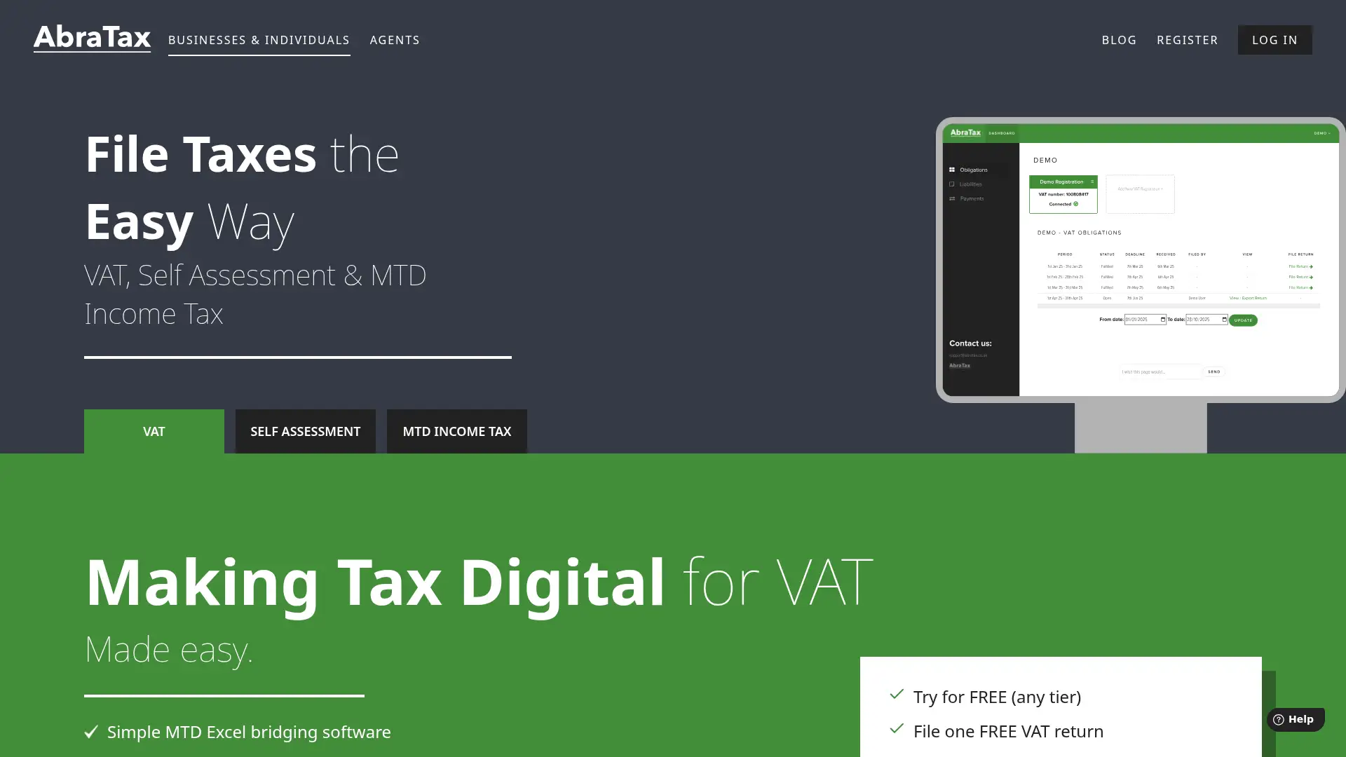 abratax.co.uk screenshot