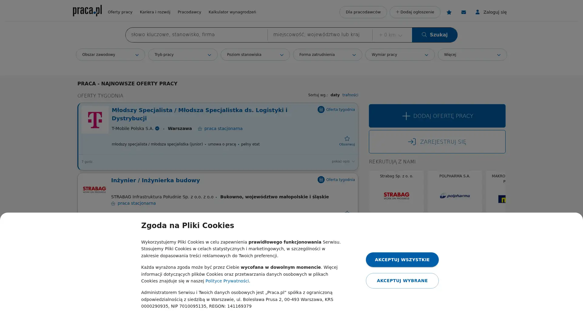 praca.pl screenshot