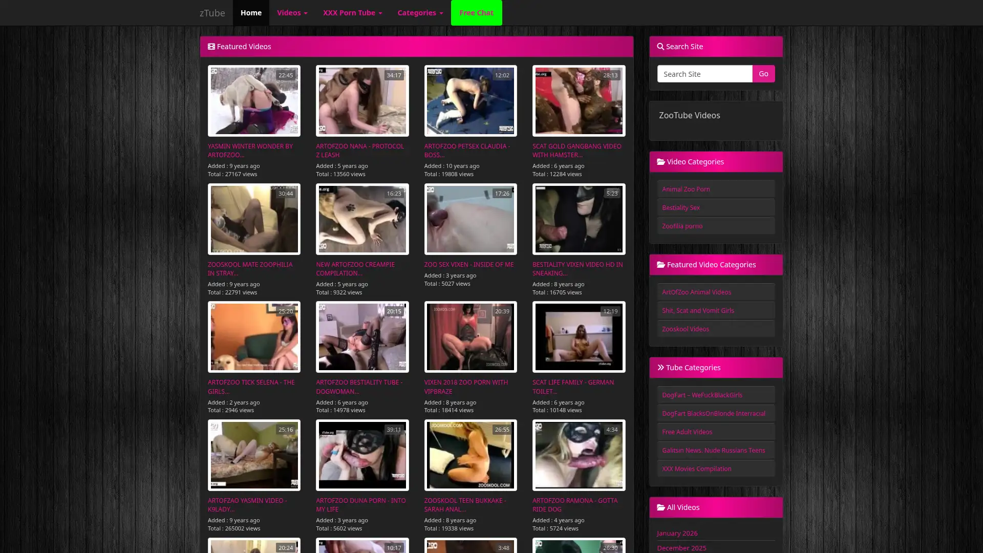 ztube.org screenshot