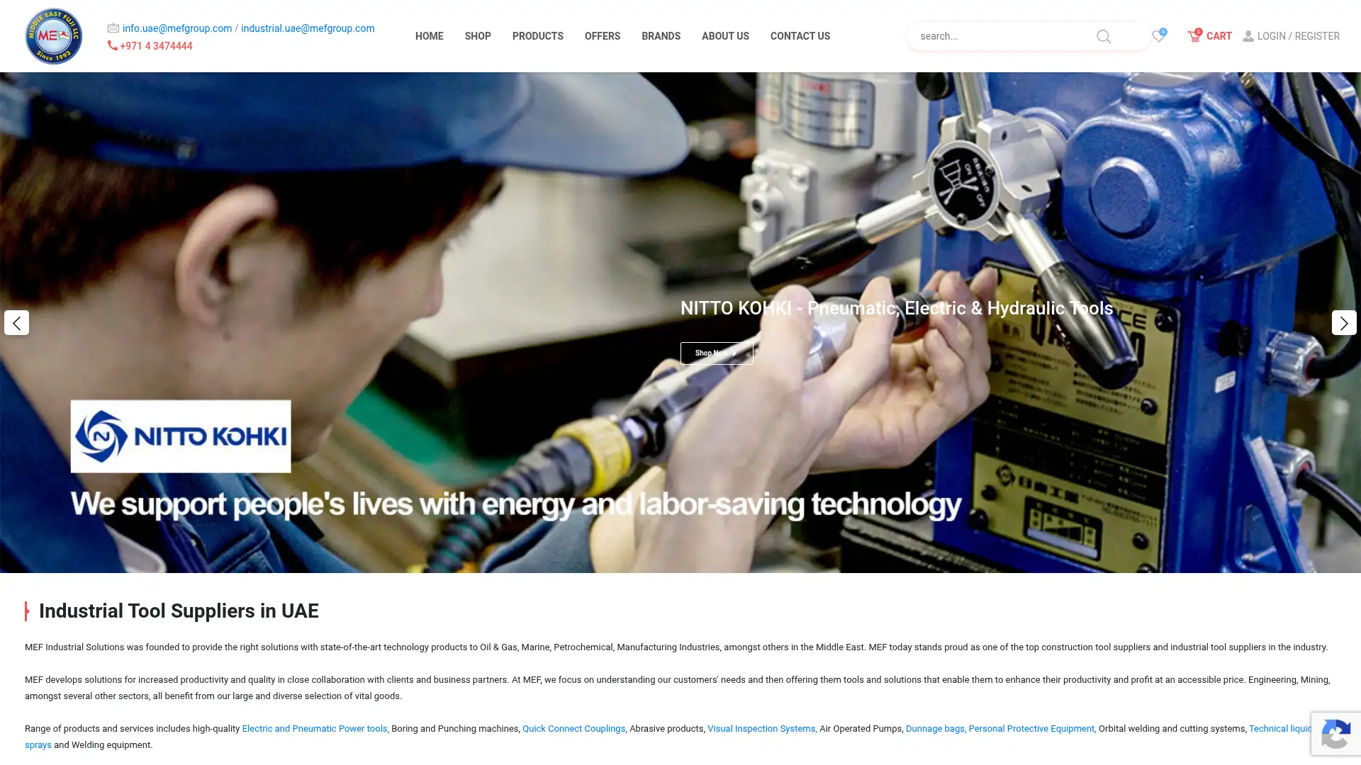 industrialsolution.ae screenshot