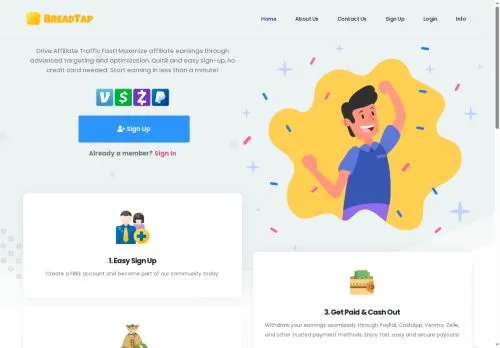 breadtap.com screenshot