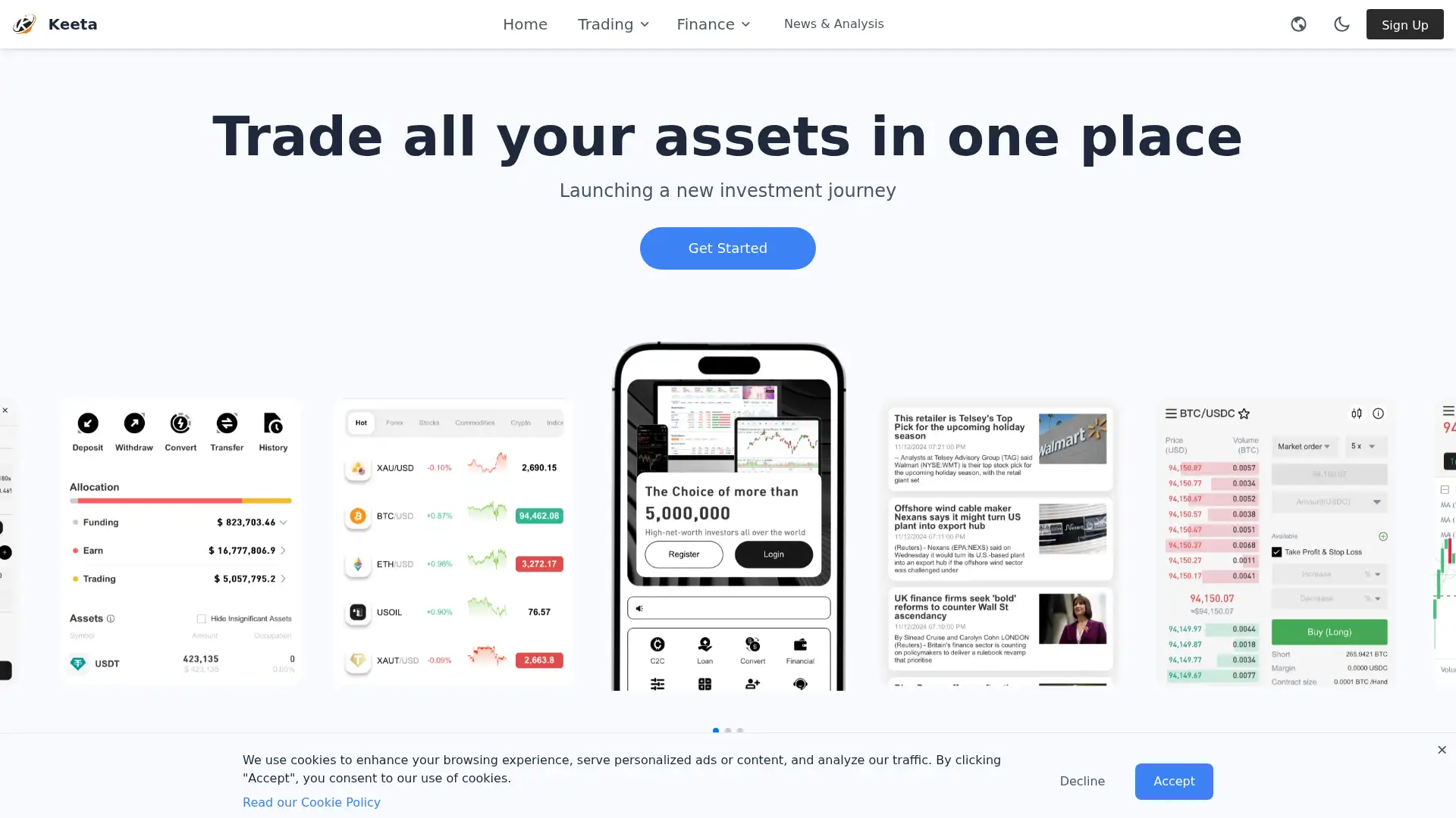 pc.keeta.investments screenshot