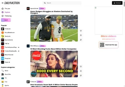 dailymotion.com screenshot