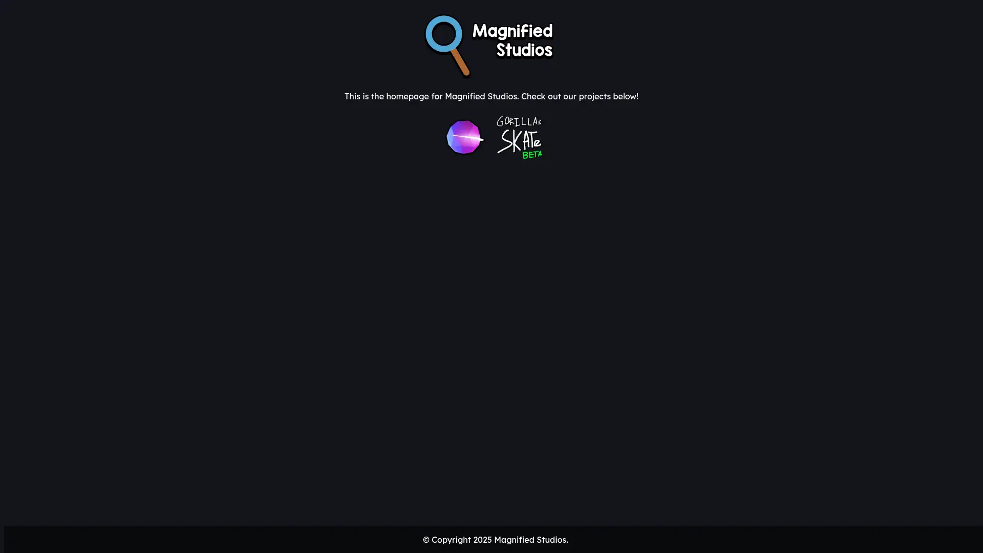 magnifiedstudios.dev screenshot