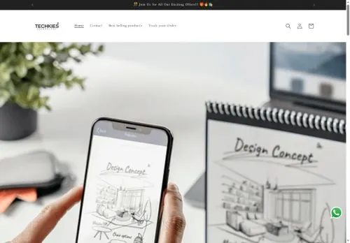 techkies.in screenshot