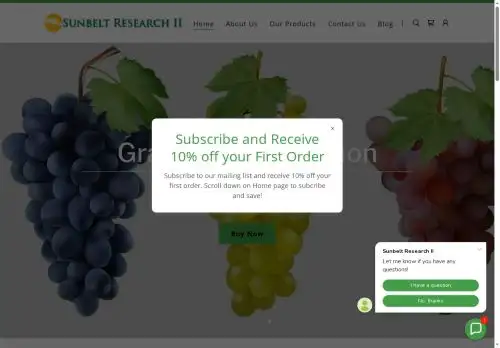 sunbeltresearch.com screenshot
