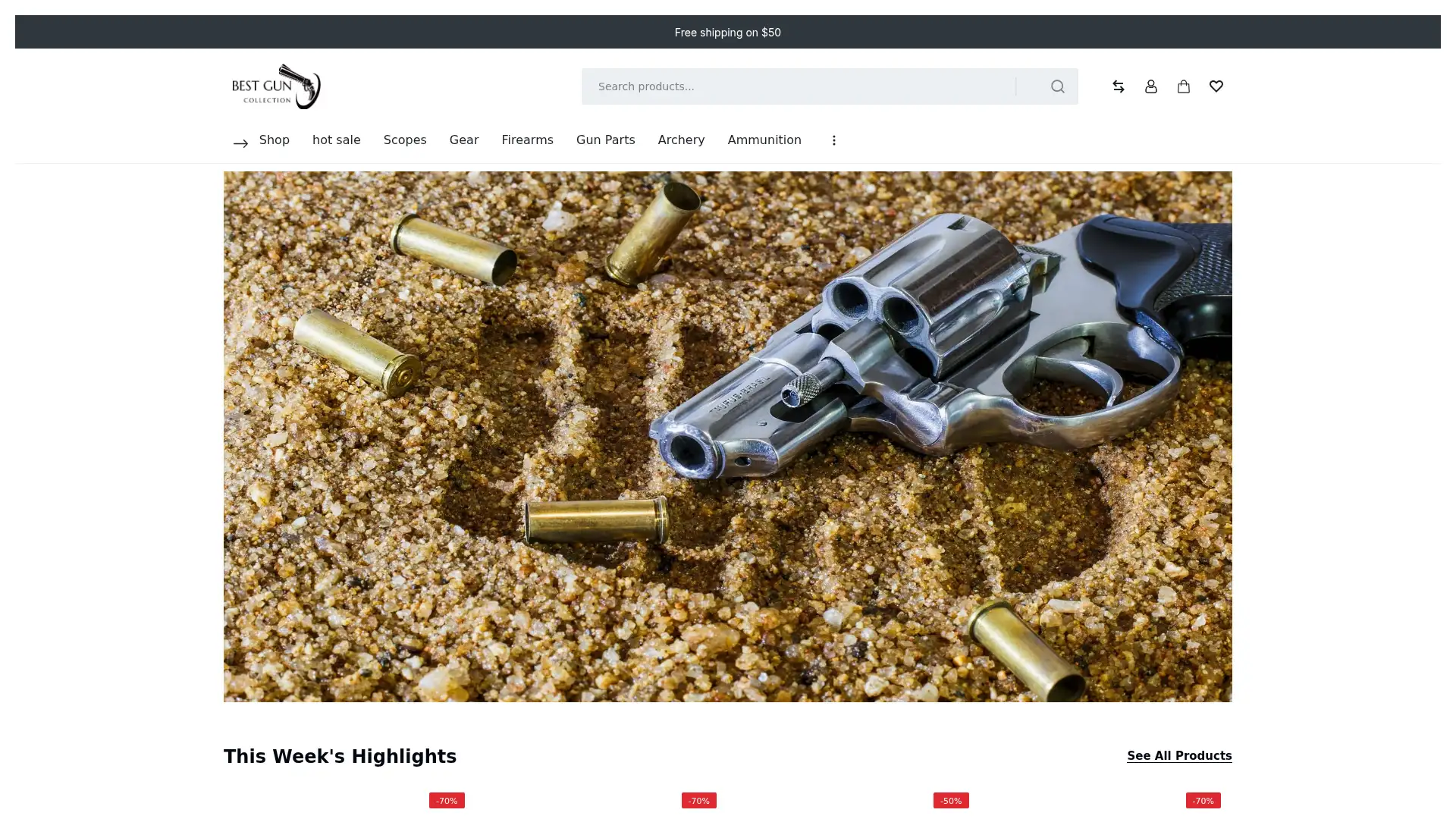 bestguncollection.com screenshot