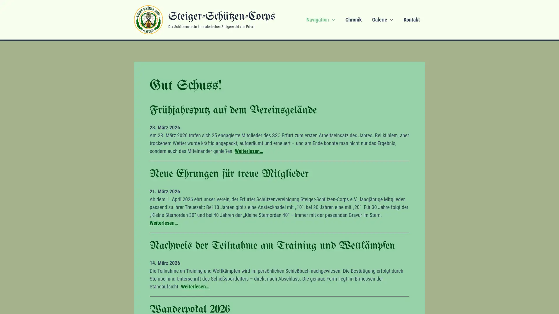 sscerfurt.de screenshot