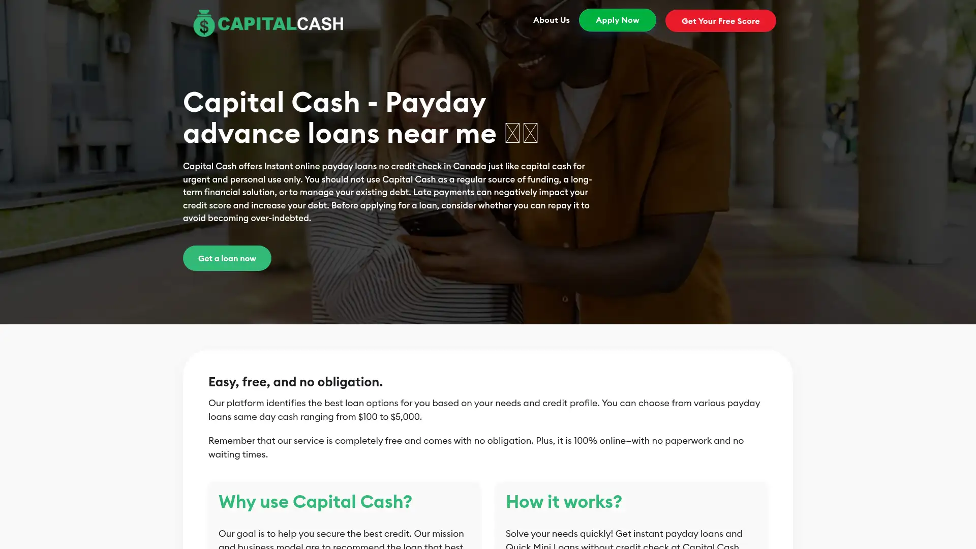 capital-cash.ca screenshot