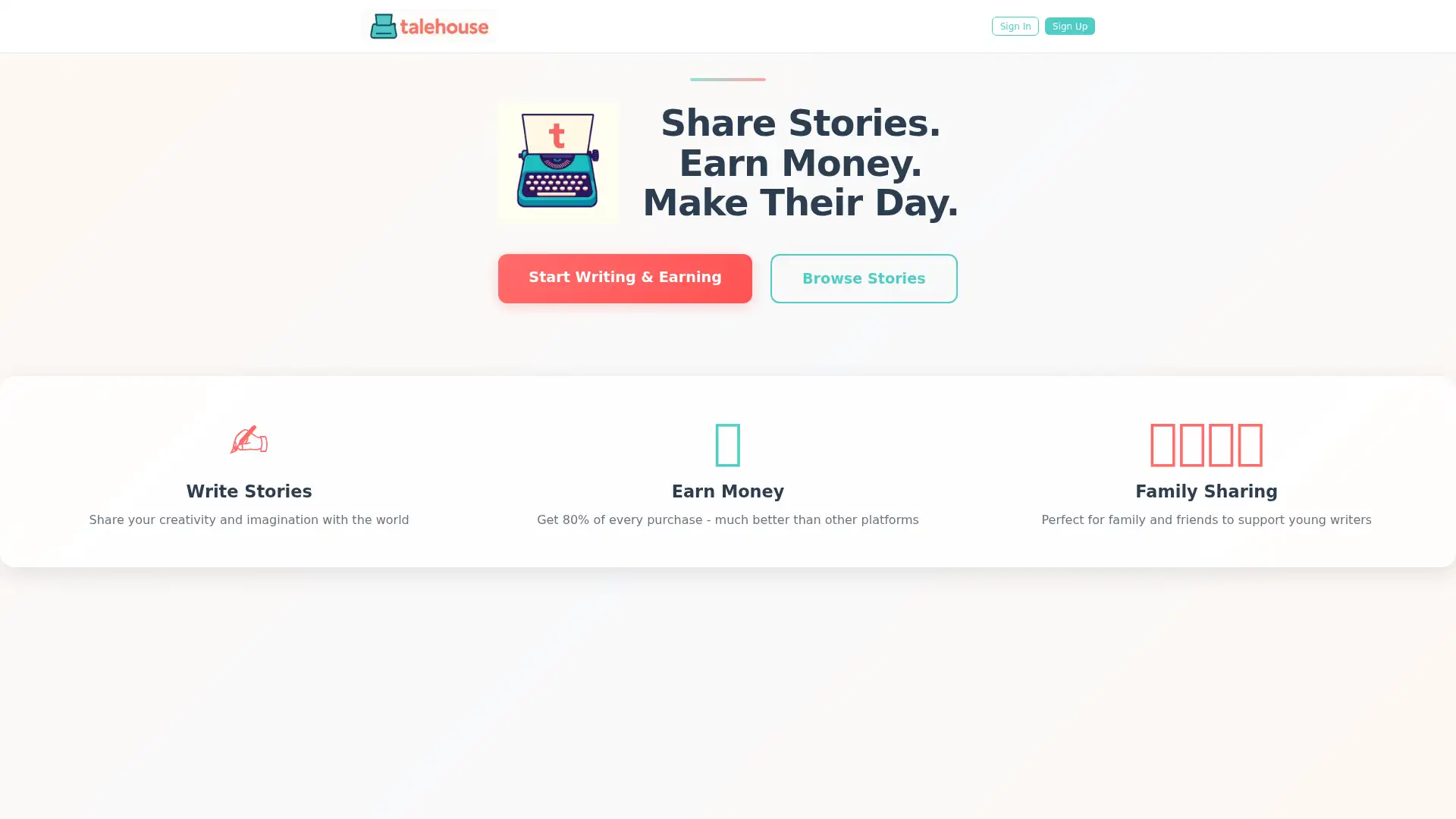 talehouse.app screenshot