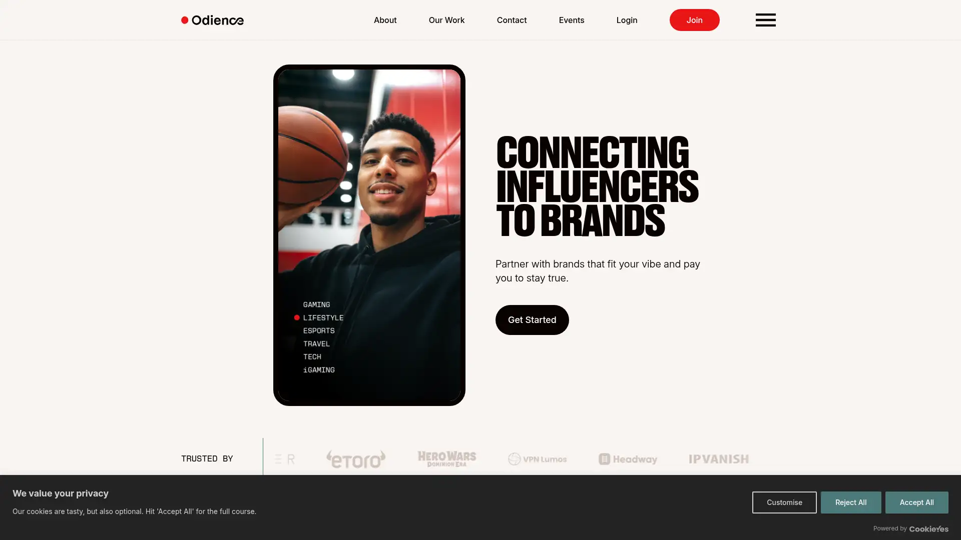 odience.io screenshot