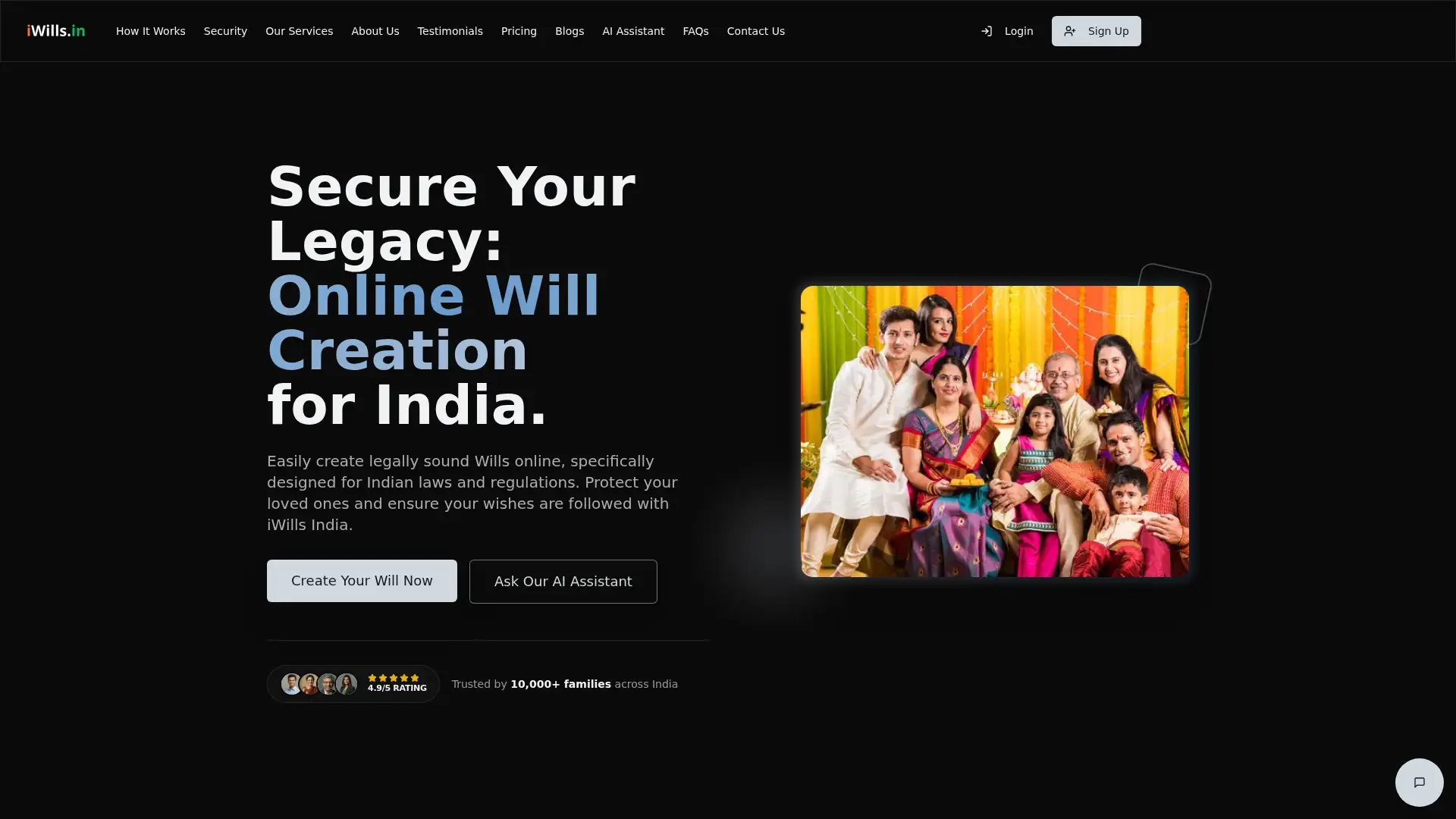 iwills.in screenshot