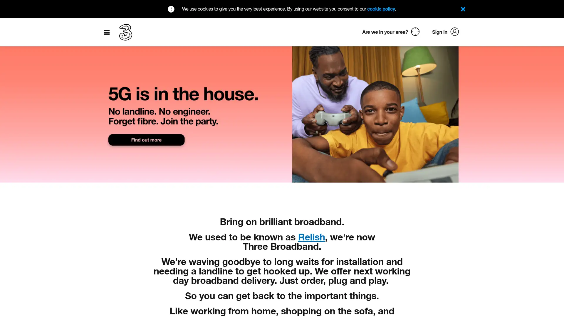 threebroadband.co.uk screenshot