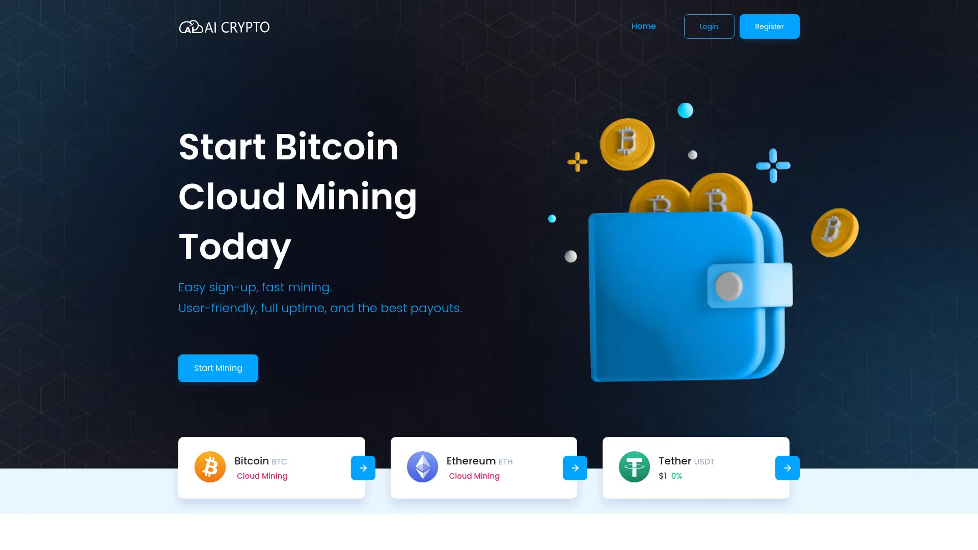 aiminers.net screenshot