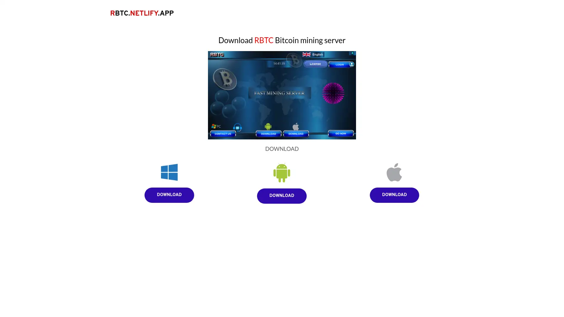 rbtc.netlify.app screenshot