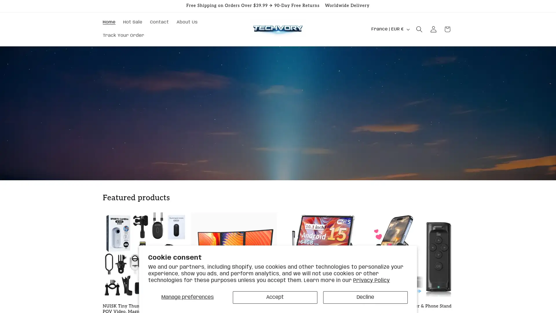 techvory.shop screenshot