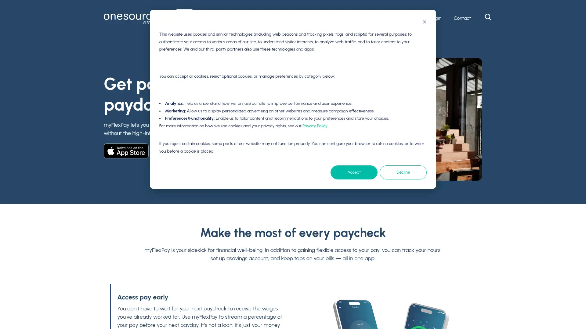 myflexpay.com screenshot