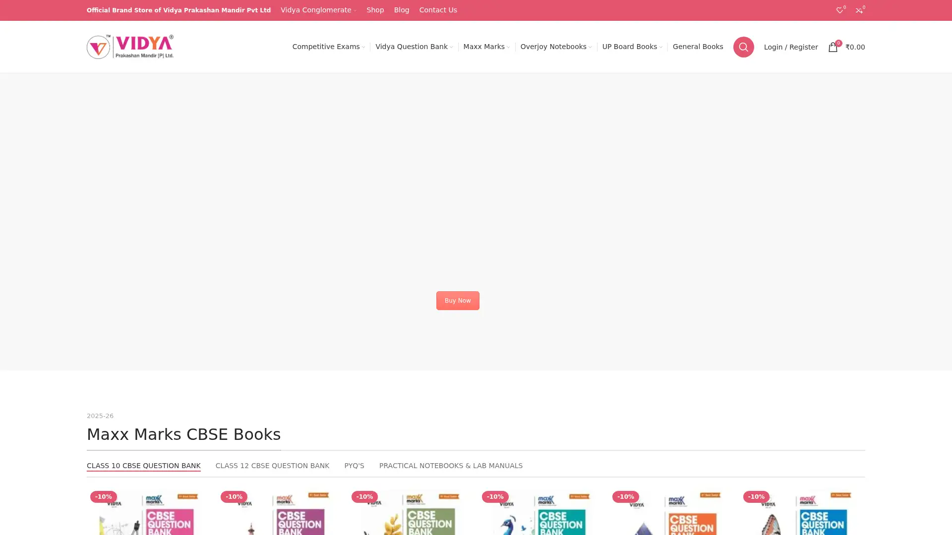 vidyabooks.in screenshot