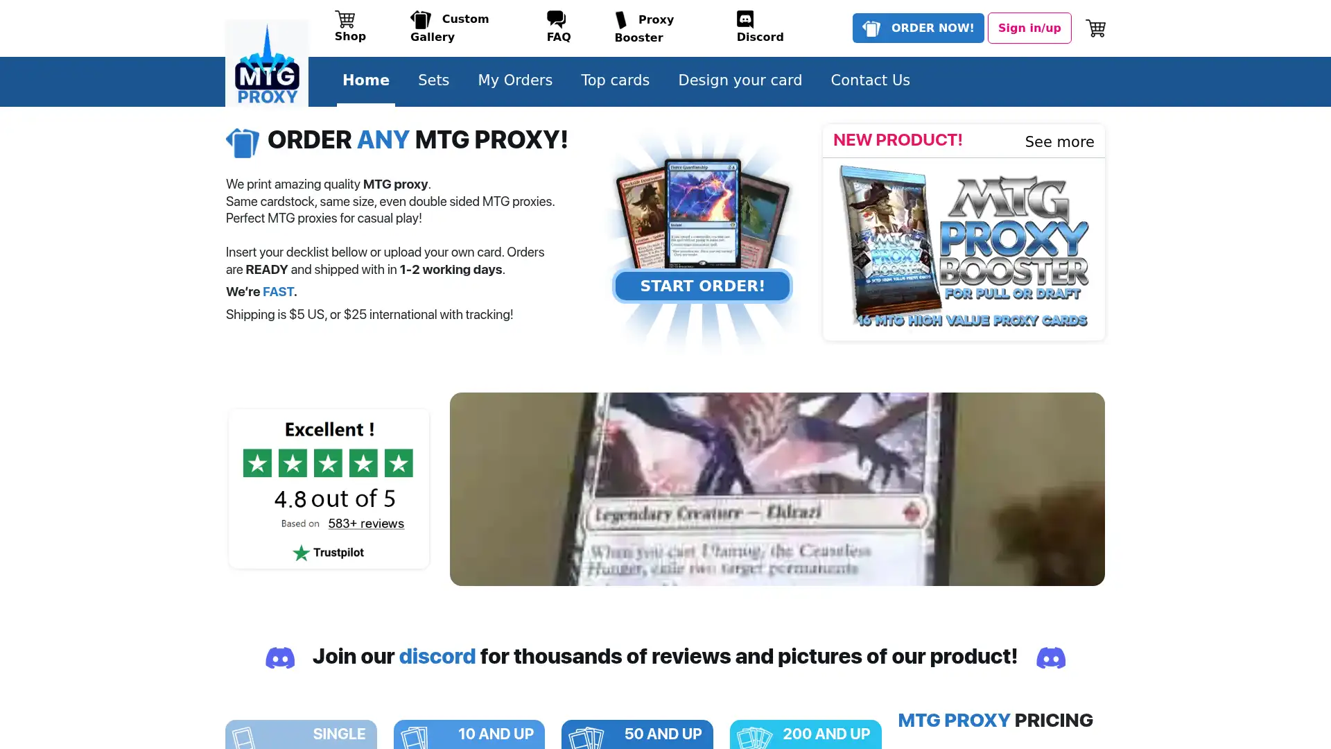 mtgproxy.com screenshot