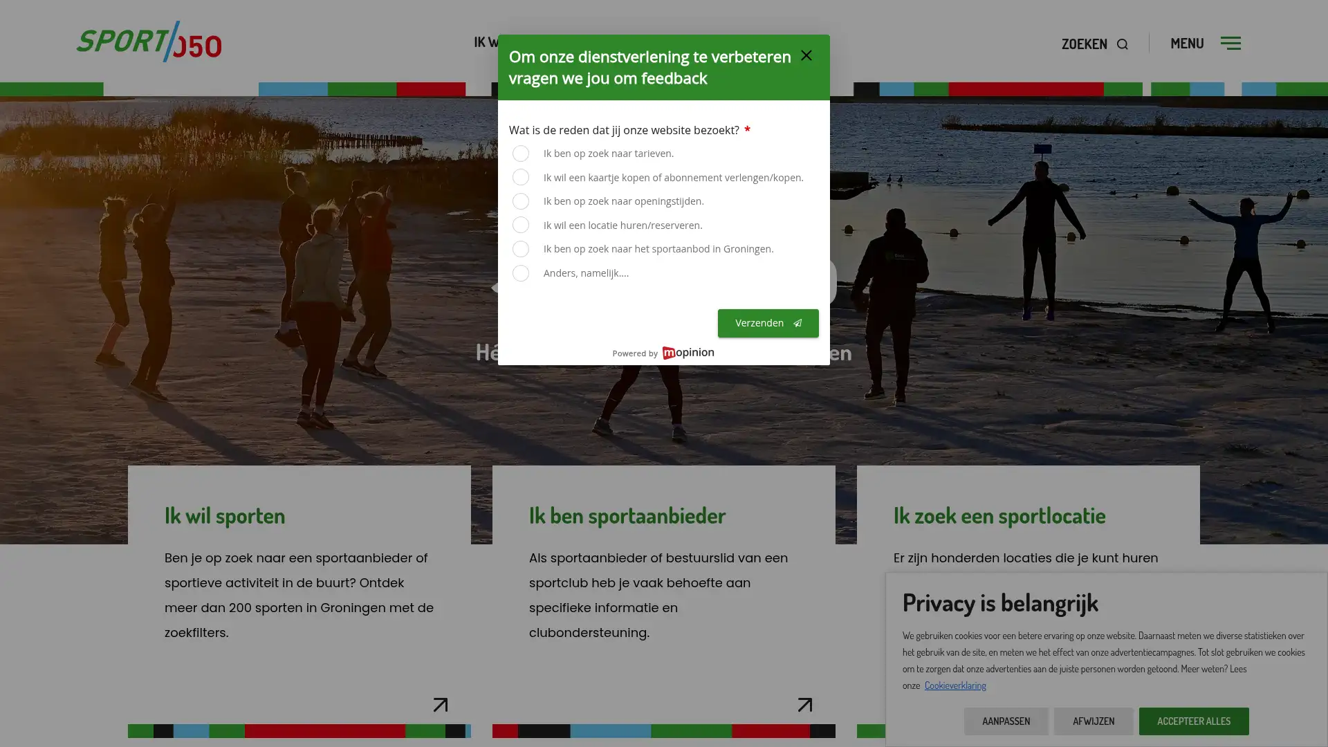 sport050.nl screenshot