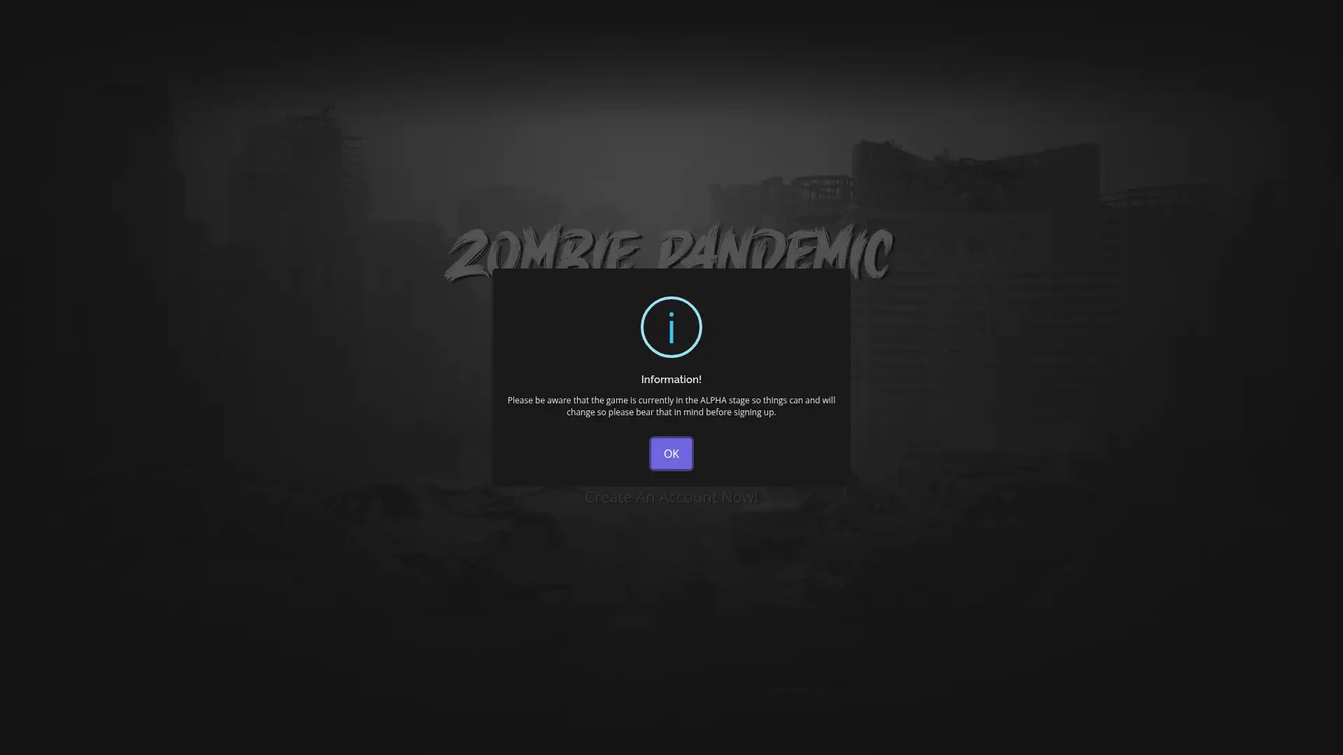 zombiepandemic.co.uk screenshot
