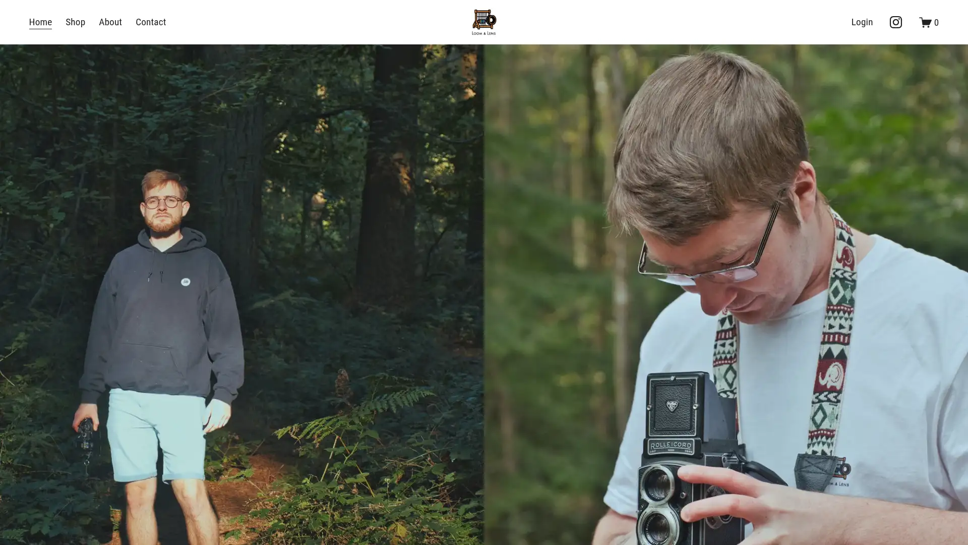 loomandlens.co.uk screenshot