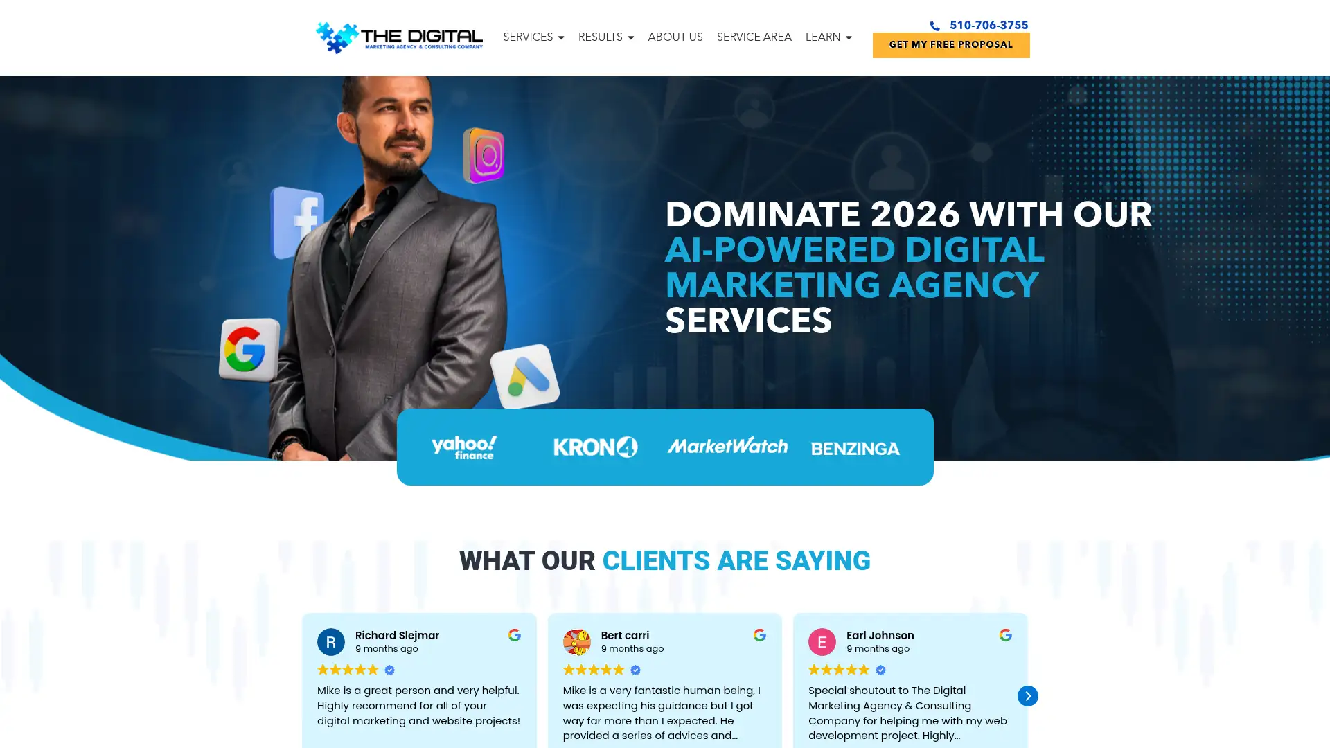 digitalmarketingagency-consultant.com screenshot