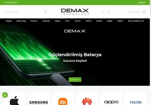 demax.com.tr screenshot
