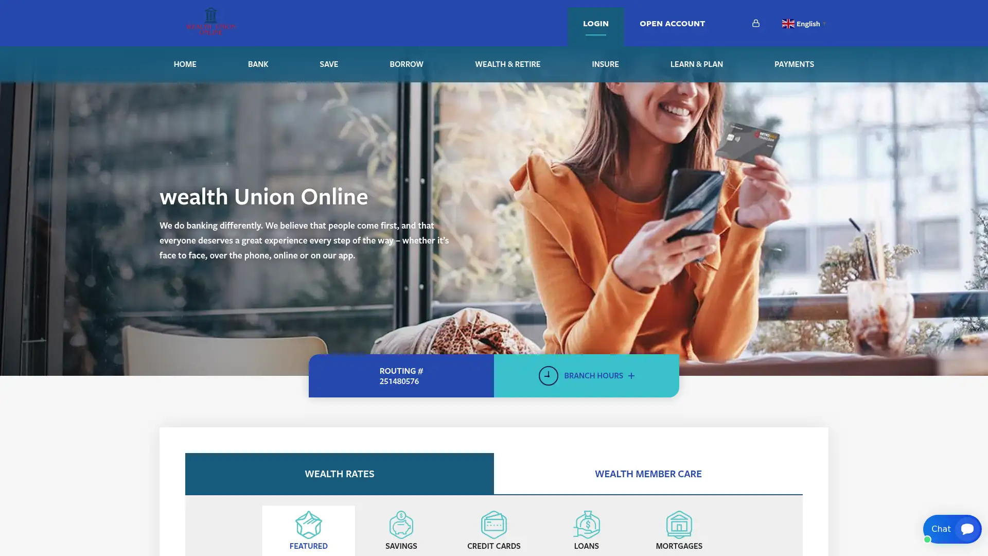 wealthuniononline.com screenshot