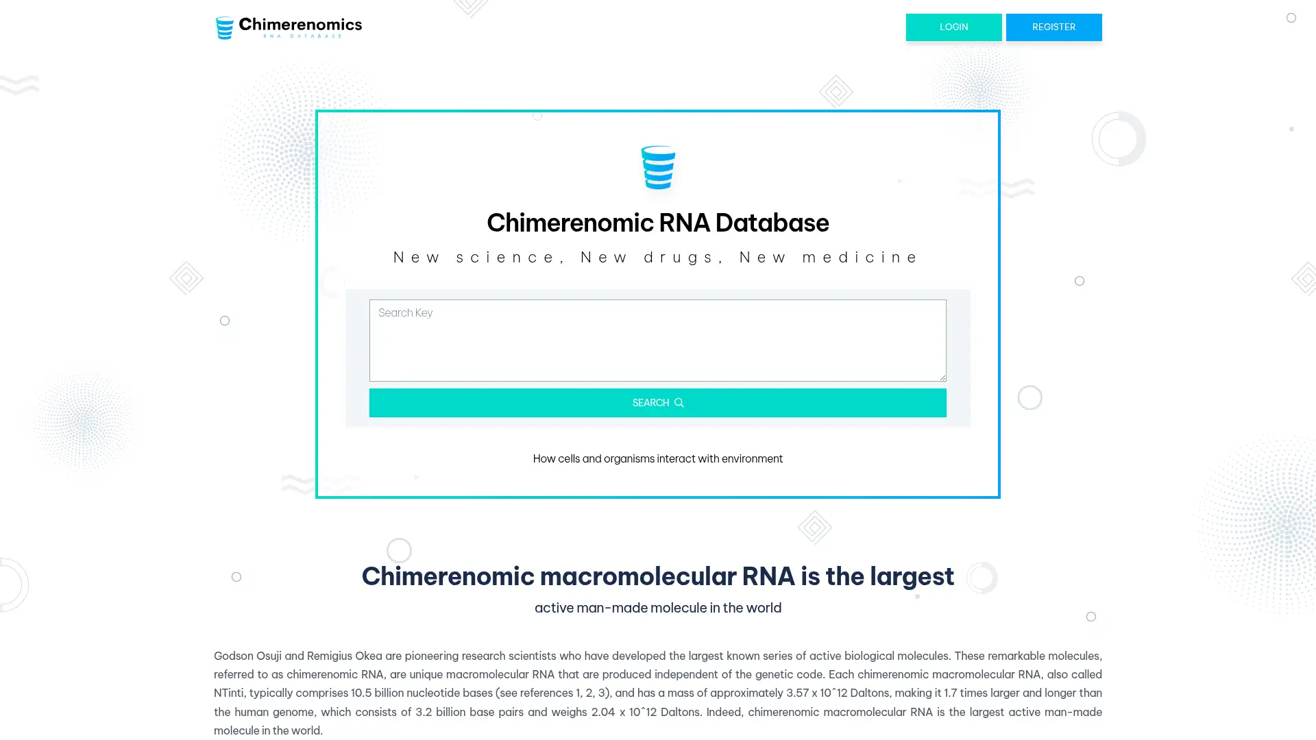chimerenomics.com screenshot