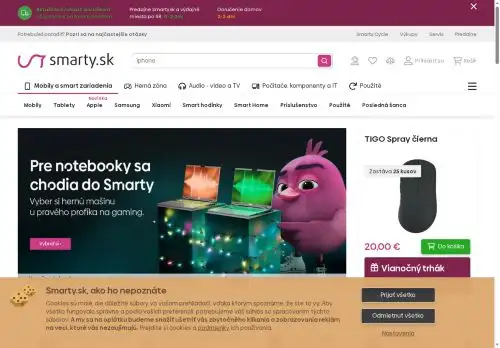 smarty.sk screenshot