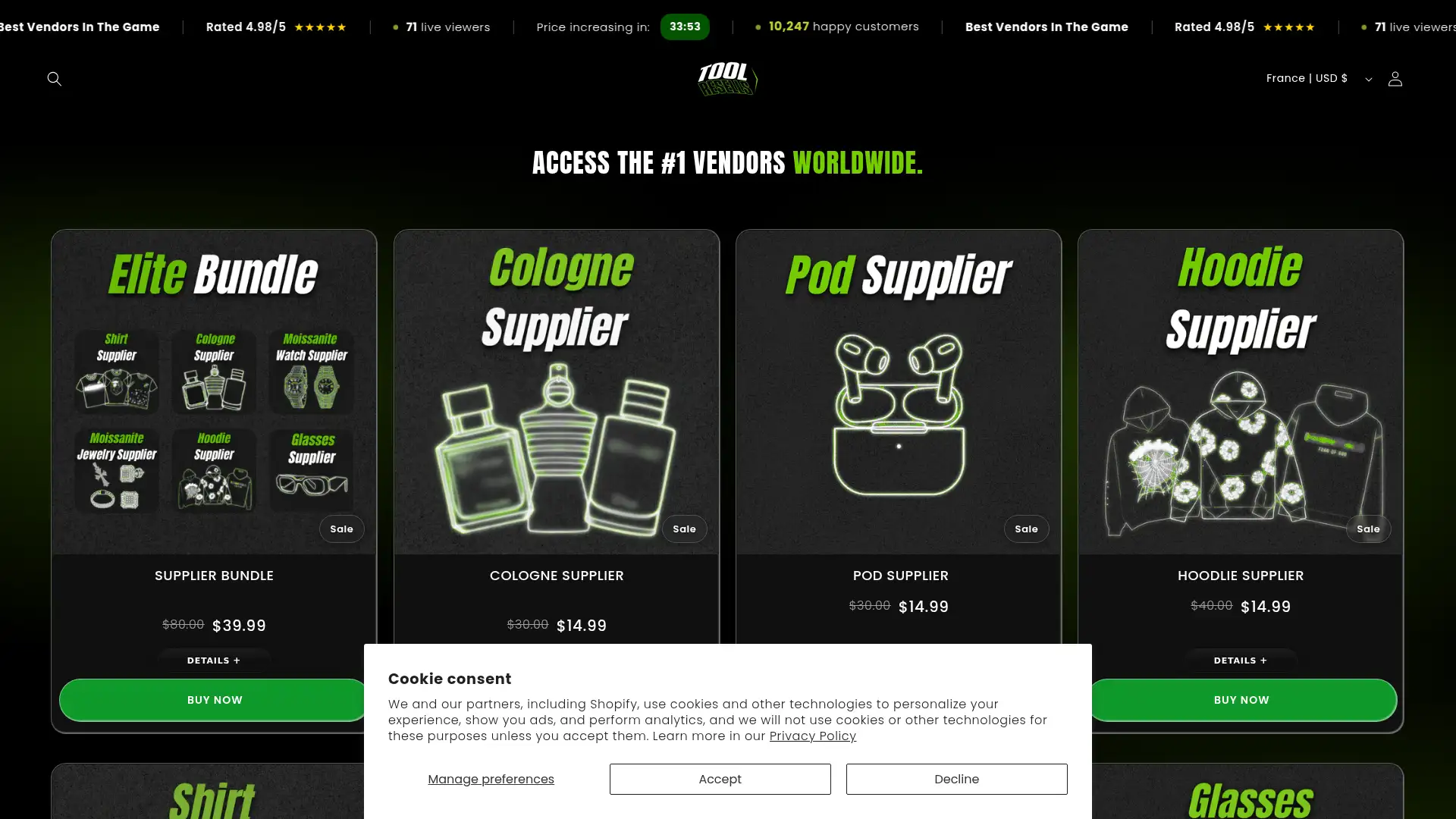 toolshop.live screenshot