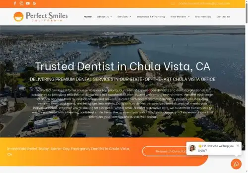perfectsmilescalifornia.com screenshot