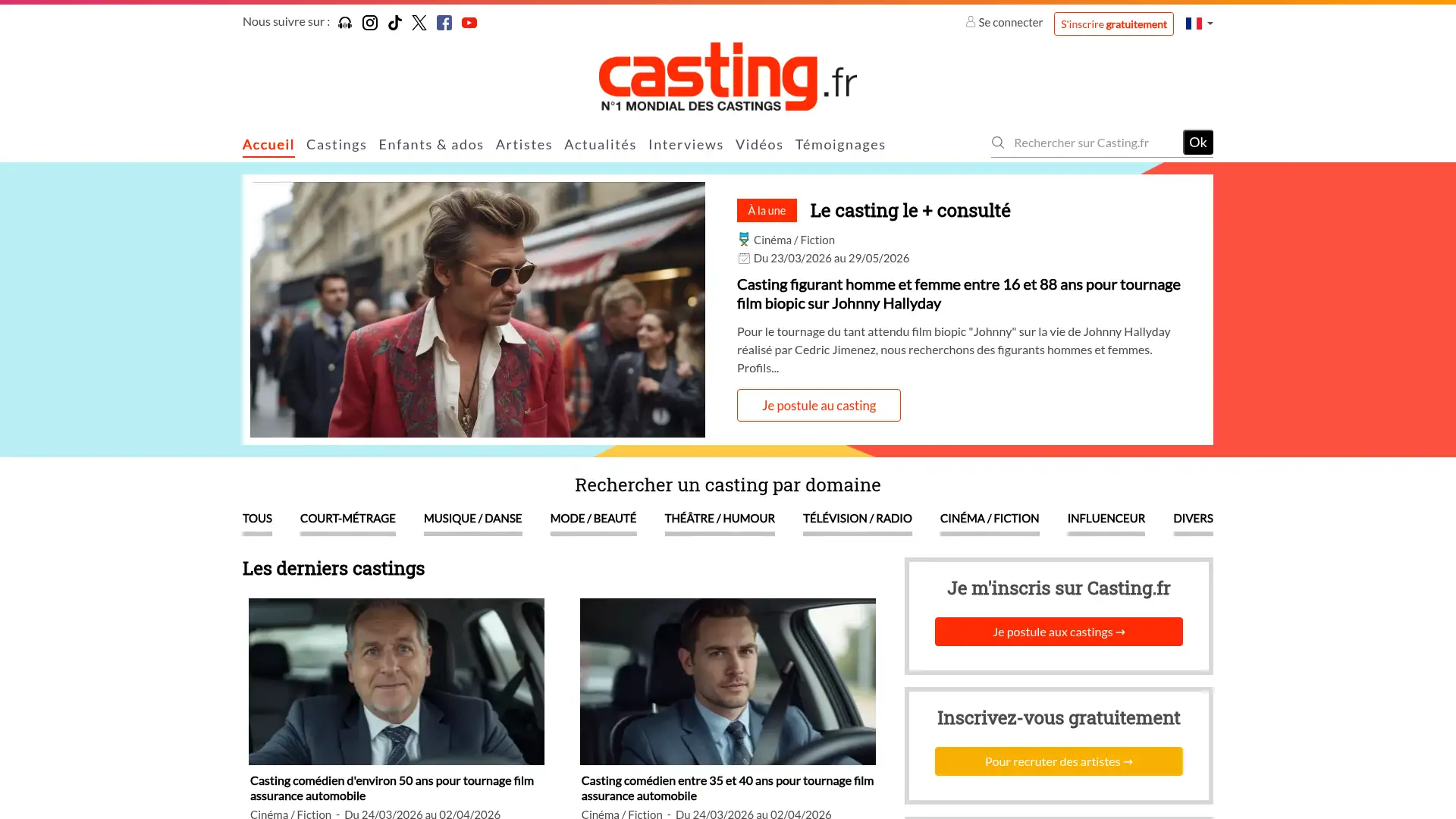 casting.fr screenshot