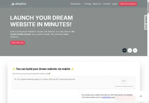 etsetra.com screenshot