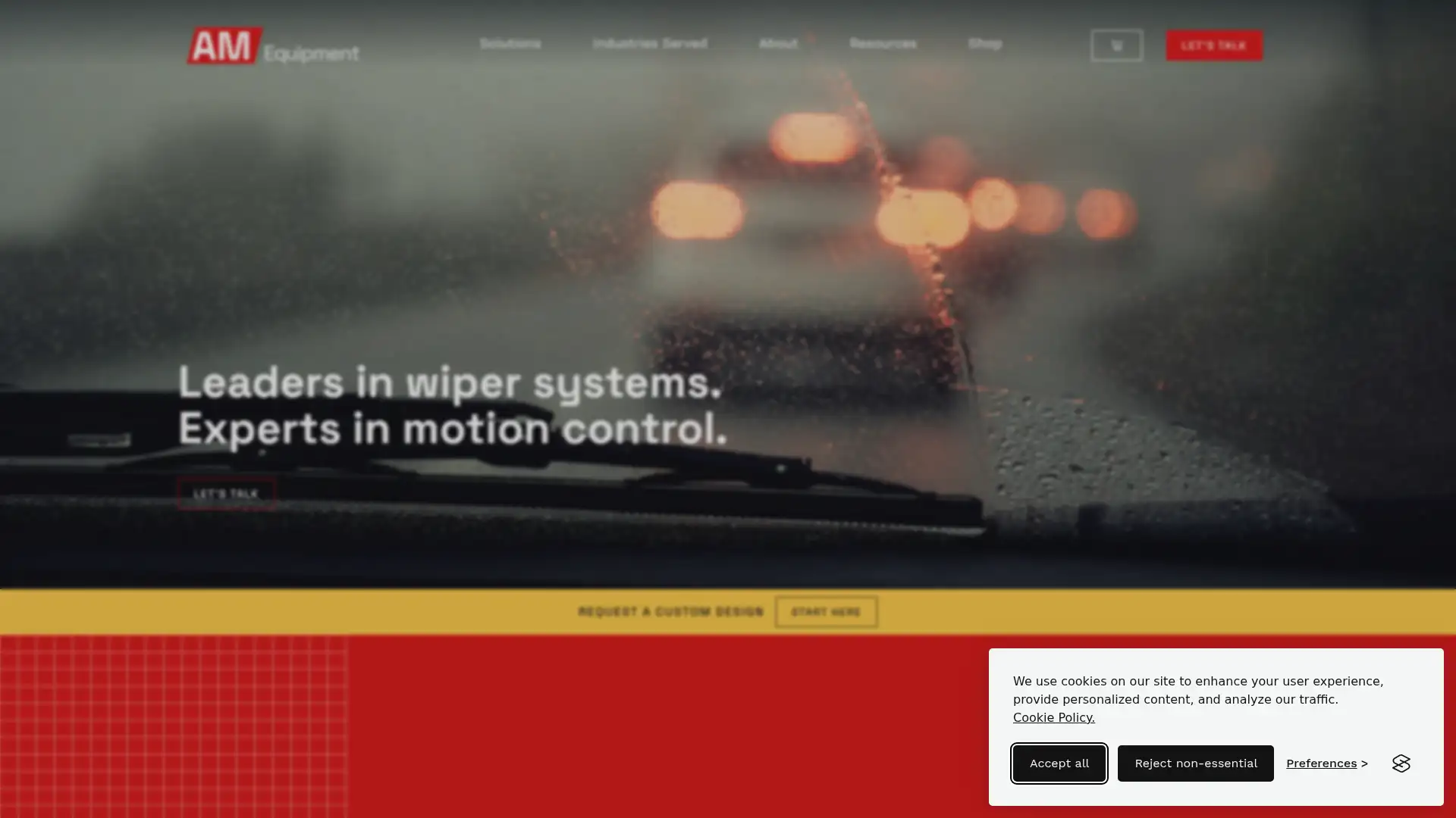 amequipment.com screenshot